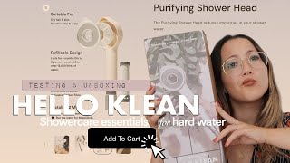 HELLO KLEAN UNBOXING & REVIEW | Instagram made me buy it... is this SHOWER HEAD Worth the Hype ?!