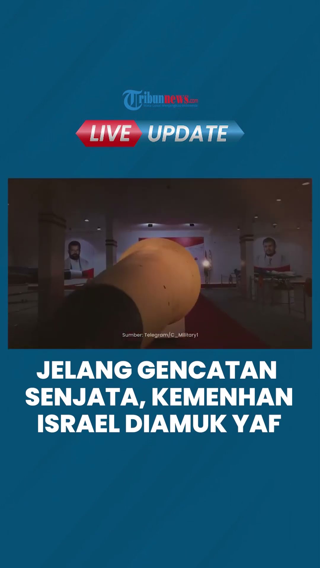 YAF Sasar Kemenhan Israel sebagai Balasan atas Peningkatan Agresi Zionis Menjelang Gencatan Senjata