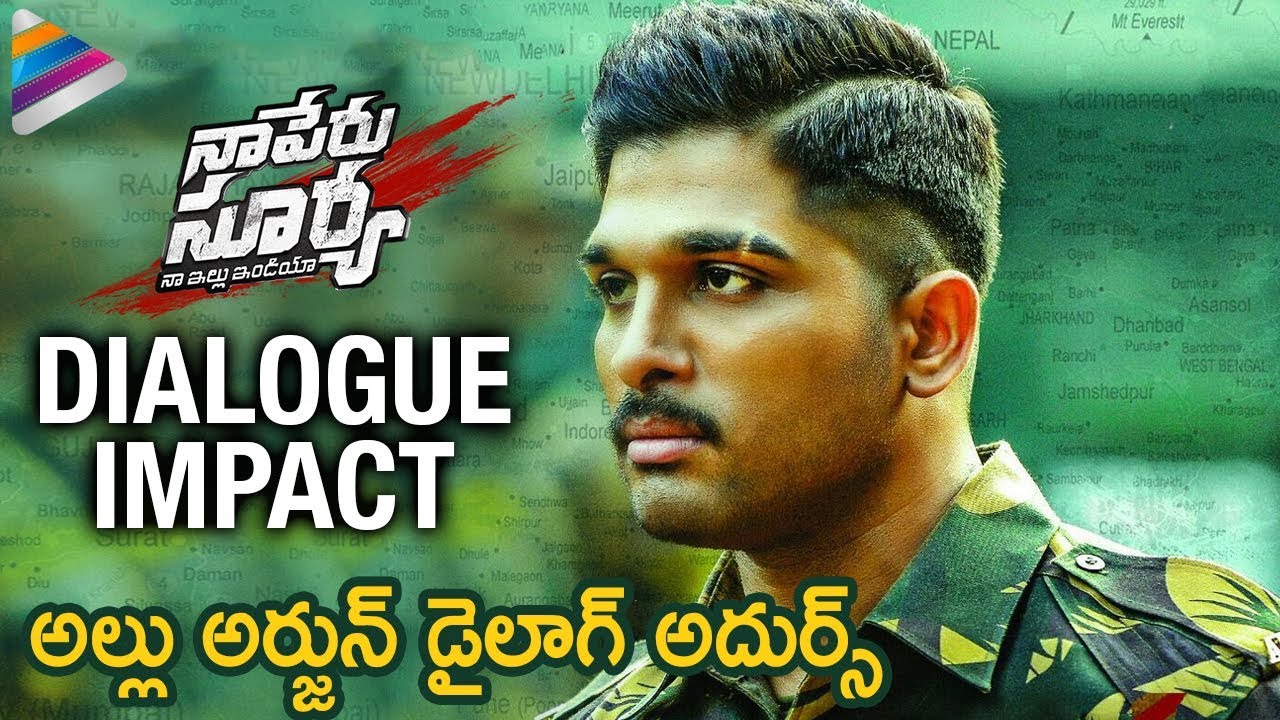 allu arjun hairstyle in surya the soldier