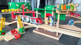 Building the Wooden Track on the Back of the BRIO Deluxe Railway Box