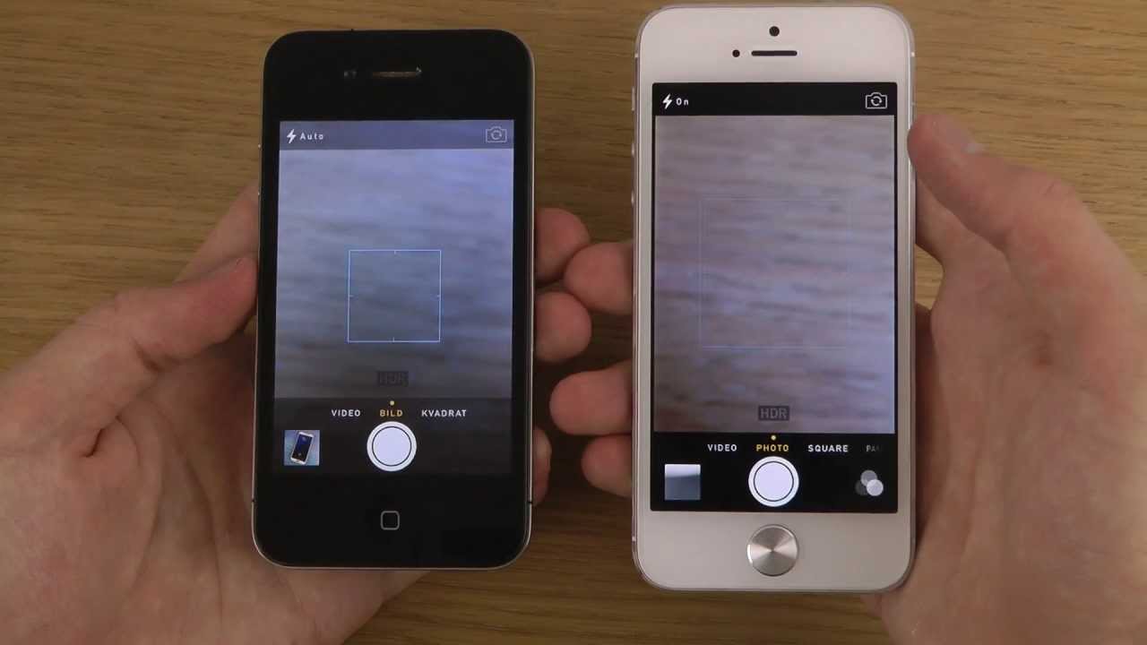 iPhone 4 iOS 7 - Camera Review - YouTube