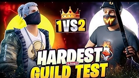 BEST GUILD TEST 1 VS 2🥳🤬 HARDEST GUILD TEST 🤬👿 TEAM NMS TESTING 🔥 #freefirelive #nonstopgaming