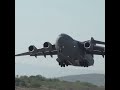 C-17 Globemaster III Engine Blast Creates Instant Dust Storm #military #aircraft #shorts