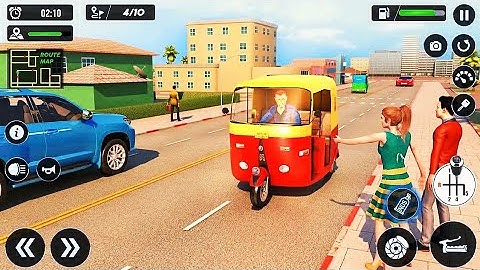 Tuk Tuk Driving Offline Games - Android Gameplay