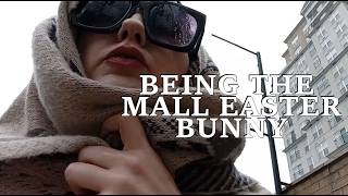a very strange week: starting my new job as the mall easter bunny | vlog