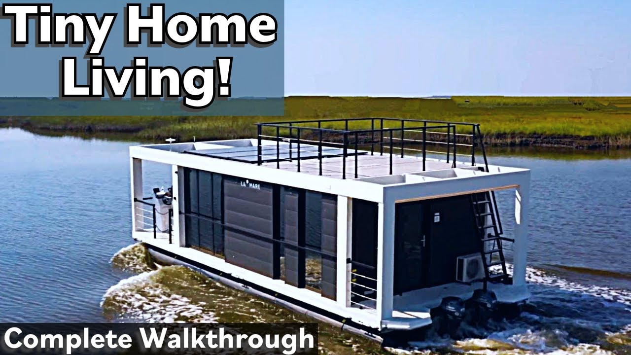 ⁣Luxury Tiny Home Living with a Waterfront Upgrade!
