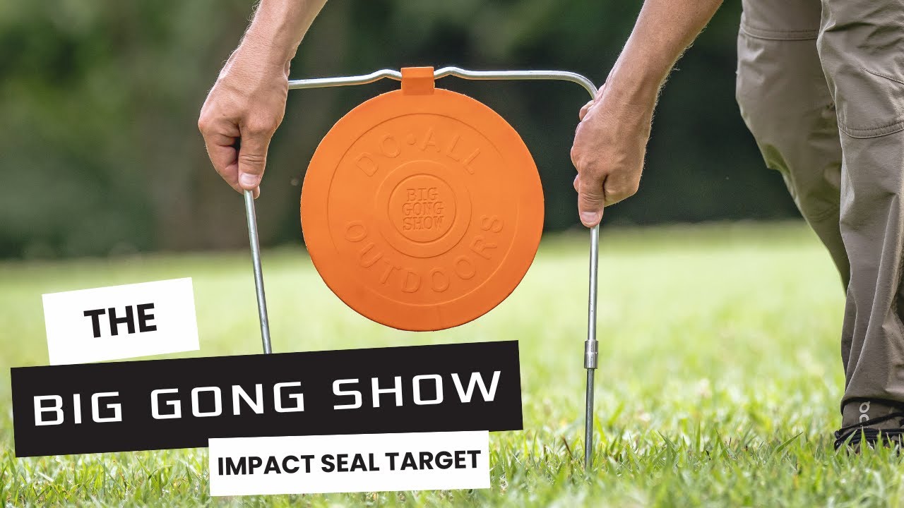 Big Gong Show | Self-Healing Impact Seal Target for Endless Backyard Shooting Fun!