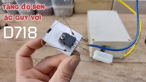 ai dùng bình ắc quy nên biết mạch điện này ! mạch cân bằng ắc quy dùng D718