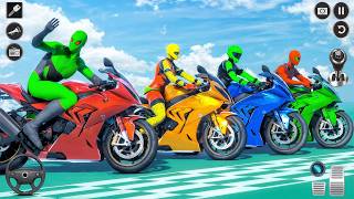 Superhero Bike Stunt GT Racing - Mega Ramps Motocross - Android GamePlay screenshot 3