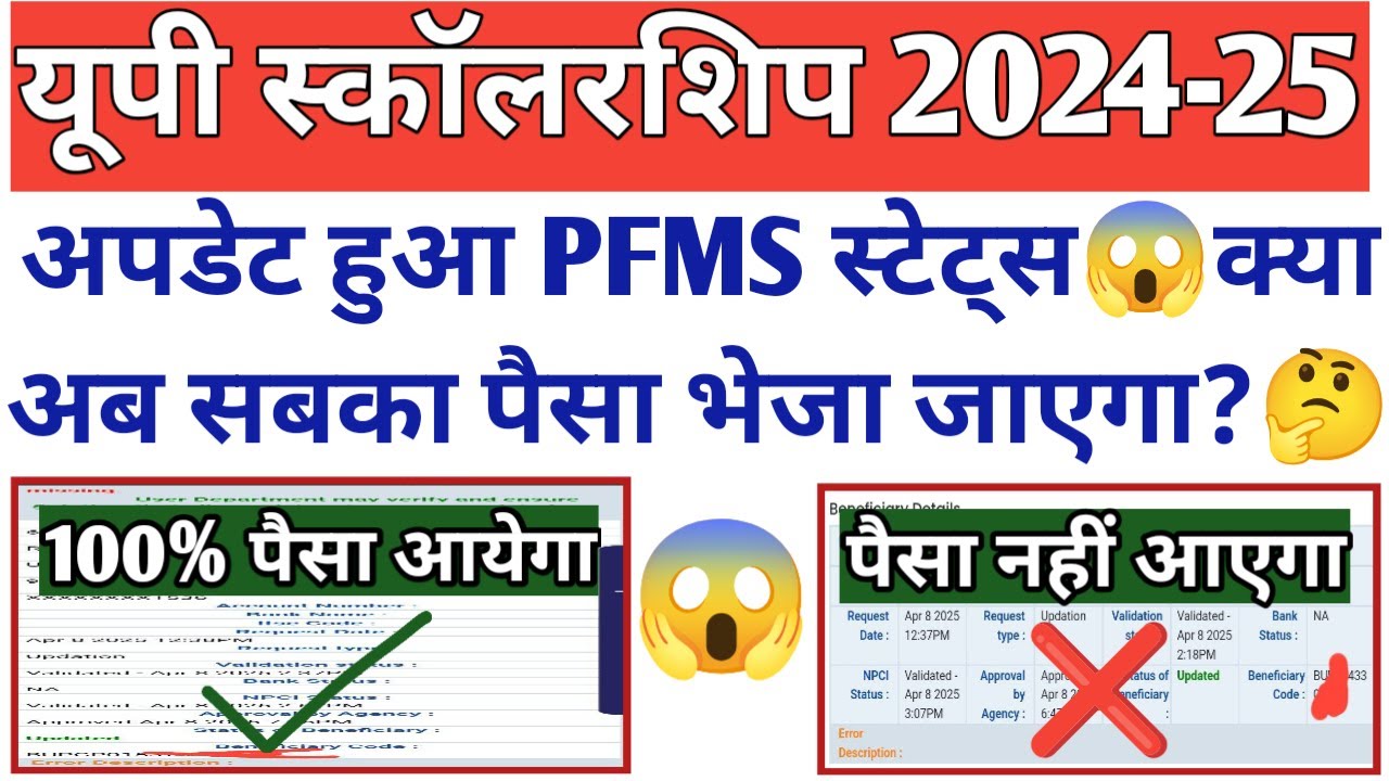 UP Scholarship Latest News Today 2024-25 | UP Scholarship Kab Tak ...