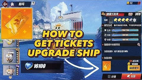 How To Get Tickets Ship Strength Upgrade‼️ONE PIECE FIGHTING PATH