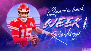 2021 Fantasy Football - Week 1 Quarterback Rankings