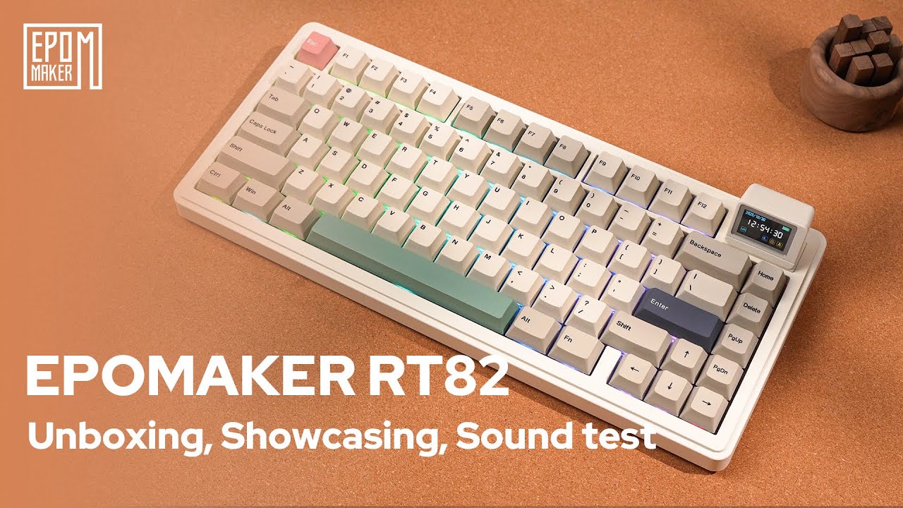 [Unboxing] Epomaker RT82 | Unboxing, Showcasing, Soundtest - YouTube