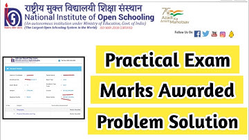 Nios Practical Marks Awarded Problem | Task Is Helping (NIOS) #nios #exam #result #practical
