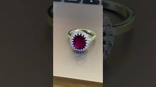 Ronan Campbell Bespoke Magna Ruby Diamond Ring