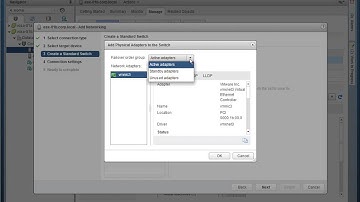 Adding a vmnic to a vSwitch and Configuring It