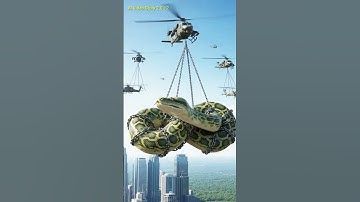 जब शहर में आया विशालकाय अजगर  फिर जो हुआ सब हैरान रह गए #shortcartoon #aivideostory