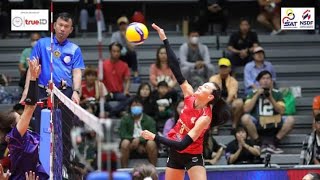 Anastasiya Gurbanova 9 points, first match in the Volleyball Thailand League 2023-24