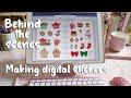 Making Digital Planner Stickers - Free stickers & Behind the scenes