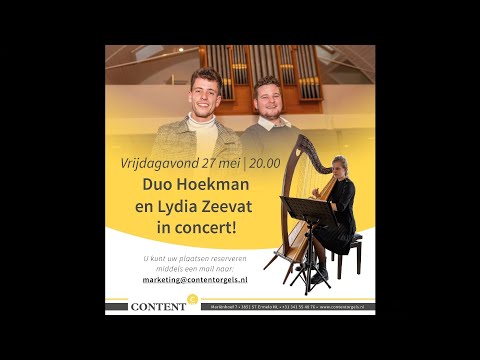 Promo concert Content Ermelo 27 mei | Duo Hoekman en Lydia Zeevat