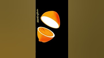 Draw an Orange / illustration with procreate #orange #procreate #kavaalaa #short