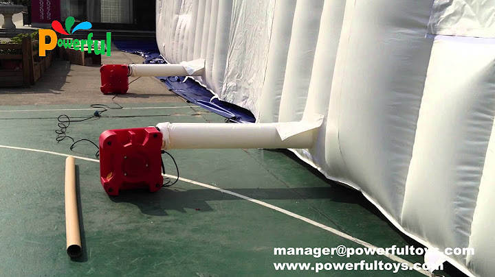 Giant inflatable party tent.