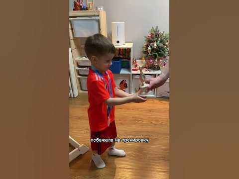 Саша не хотел на тренировку!Сыграли домашний матч - YouTube