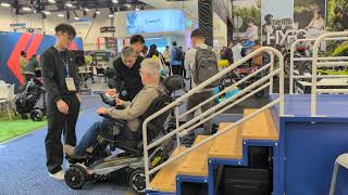 @XSTOMobility X12 Stair climbing power wheelchair robot! @CES 2026