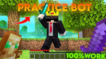 Best pvp bot practice map for mojo launcher/pojav 1.21.1 | 1.21.4 1.20.1 all problem fix 🔥