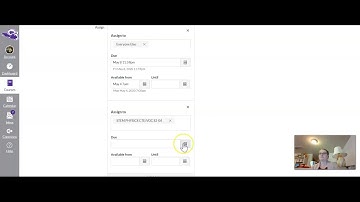 Canvas: How to create different due dates