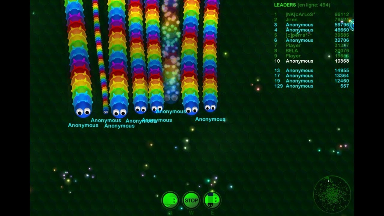 Wormax.io Best Kills #36 + Crazy Babies Squad  👶