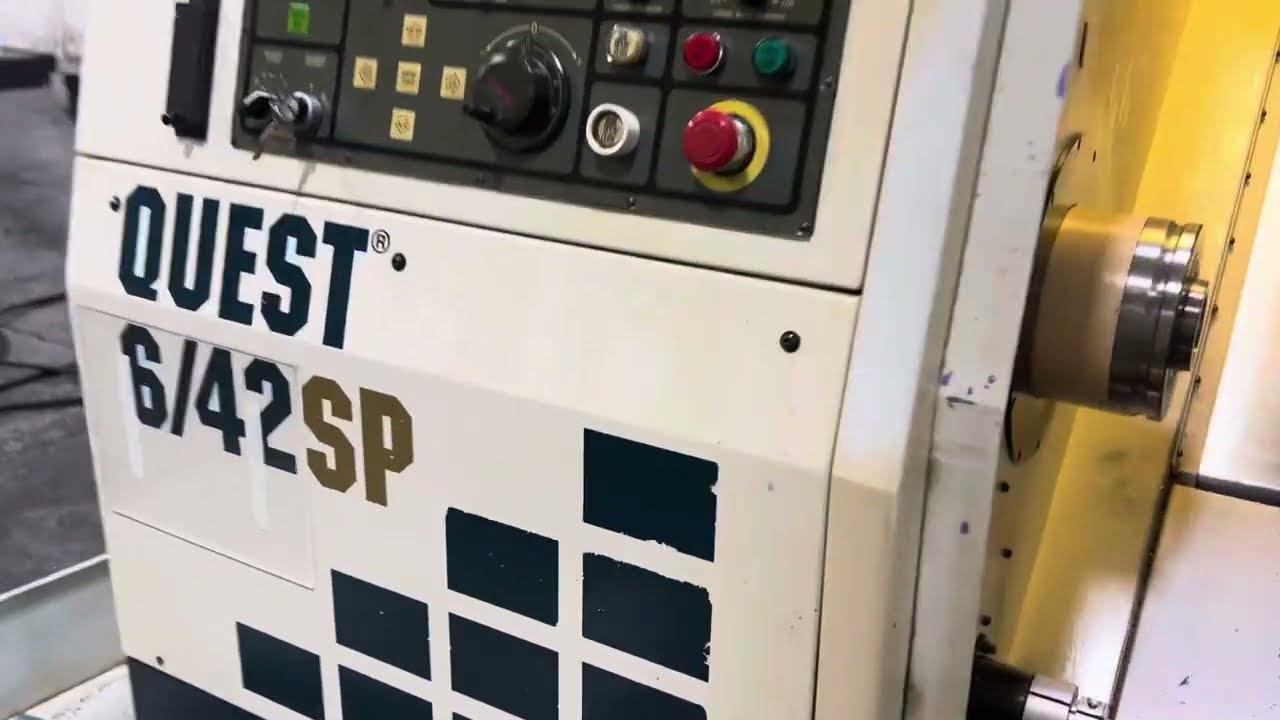 2002 Hardinge Quest 6/42SP CNC Turning Center - YouTube