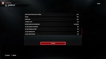 How to Change GamePlay Settings in WWE 2K25