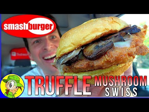 Smashburger® | Truffle Mushroom Swiss Crispy Chicken | Food Review! 👊💥🍄🍗