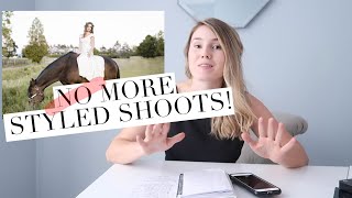 NO MORE STYLED SHOOTS! | Building your Portfolio | Fine Art Wedding Photographer | Film & Digital