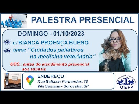 Assista: Palestra Presencial - c/ BIANCA PROENÇA (01/10/2023)