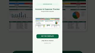 Income & Expense Tracker Google Sheets | Quick Demo