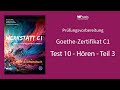 Werkstatt C1 | Test 10, Hören, Teil 3 | Prüfungsvorbereitung Goethe-Zertifikat C1