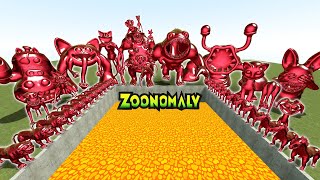 DESTROY RUBY ZOONOMALY MONSTERS FAMILY & MONSTERS POPPY PLAYTIME 3 in LAVA POOL - Garry's Mod
