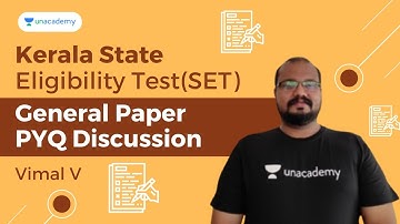 Kerala State Eligibility Test(SET) General Paper PYQ Discussion Part 9 | Vimal | Kerala PSC