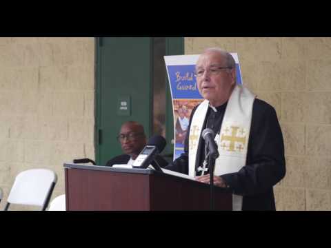 Guardian Catholic School Groundbreaking - Bishop Felipe Estévez