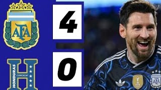 Argentina Vs Honduras 40 Highlights 2026messi Gola Fifa Matchday