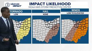 Cleveland Area Weather Forecast Brief Severe Storm Risk Saturday