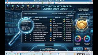How to Check Vendor & Customer Account Ledgers in AutoBiz ERP | Complete Accounting Tutorial