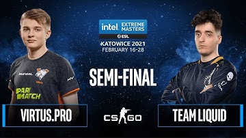 CS:GO - Team Liquid vs. Virtus.pro [Mirage] Map 2 - IEM Katowice 2021 - Semi-final