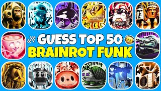 Guess TOP 50 Italian Brainrot Animals Funk Edition | Ballerina Cappuccina Funk, Garamararam Funk
