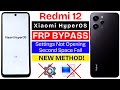 Redmi 12 Frp Bypass Without Pc 2025 | Xiaomi Redmi 12 HyperOS Google Account Bypass Android 14 Mp3 Song