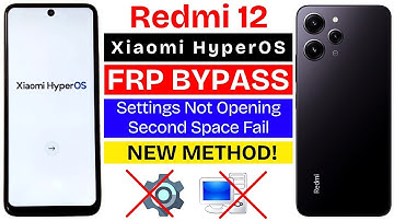 Redmi 12 Frp Bypass Without Pc 2025 | Xiaomi Redmi 12 HyperOS Google Account Bypass Android 14