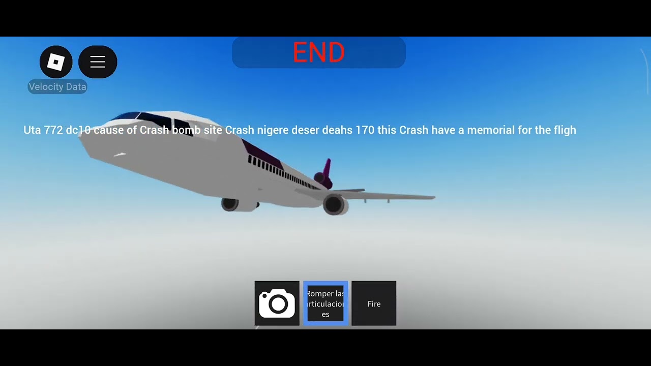 Uta772 memorial Air crash estudio