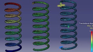 CATIA Spring Compression FEA Tutorial